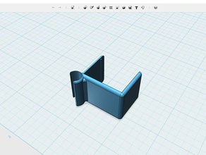 clip do cabo partes 3d print model - Mito3D