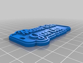 mauricio garc&iacutea tag de porta-chaves chaveiros personalizado 3d print model - Mito3D