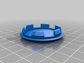 benutzerdefinierte Nabendeckel Felgen Loch-Stopfer 37mm Bad angepasst 3d print model - Mito3D