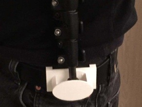 cintura di supporto monopiede ceinture versare bombata la fotocamera manfrotto titolare 3d print model - Mito3D