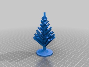 mon personnalisée de l'arbre noël modèles 3d print model - Mito3D