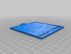 exode 410-12 2 d art personnalisé 3d print model - Mito3D