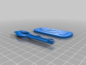 massa relè girevole collana n7 tag 3d stampa 3d print model - Mito3D