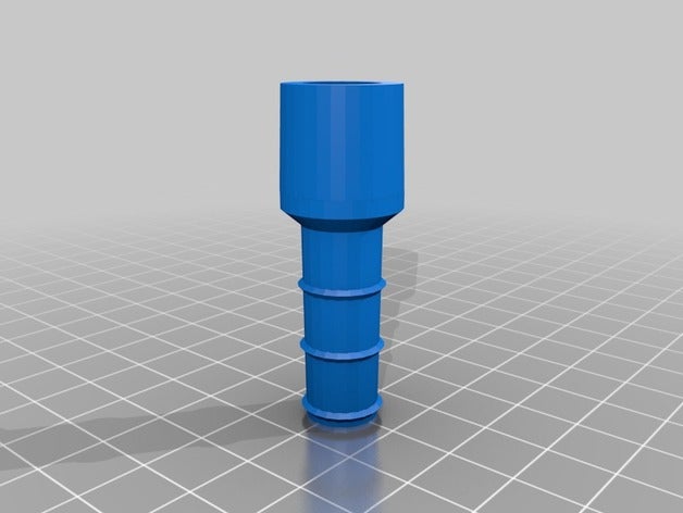 hose barb cnc pump strainer diy customized 3D print model - Mito3D