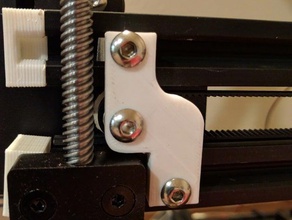 makerfarm pegasus idler bracket 8mm lead screws 3d printer parts x-idler 3d print model - Mito3D