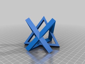 meine angepasste openscad-Dreieck-Muster Experimentieren math Kunst 3d print model - Mito3D