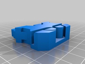 axis belt clamp 3d printing gt2 sunhokey 3d print model - Mito3D