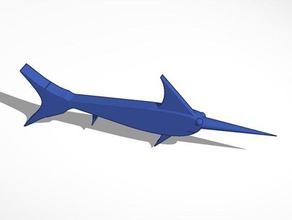 swordfish 3d printing 3d print model - Mito3D