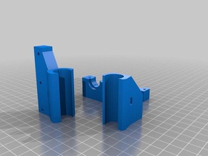 e3d v6 airwolf hd2x ultra lite dual de montaje la impresora partes doble extrusor 3d print model - Mito3D