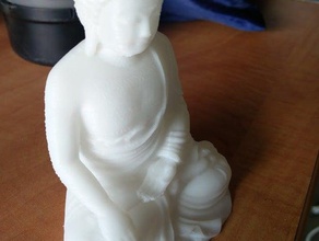 gautama buddha - versione occidentale persone 3d print model - Mito3D