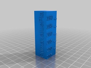 wanhao di3 3dprima valuepla impressão testes personalizado 3d print model - Mito3D