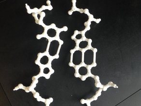 dna b-form base pairs biology deoxyribonucleic model education nucleic acid 3d print model - Mito3D