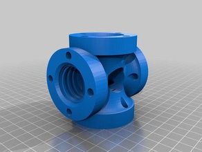 4bottle connecteur vent turbina 3d l'impression 3d print model - Mito3D