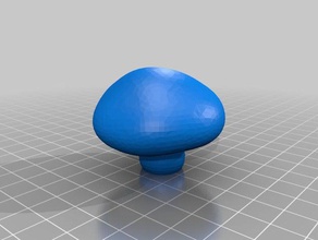 simple mushroom other food 3d print model - Mito3D