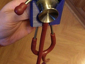 stetoskop sahibi güçlendirilmiş aracı sahipleri kutuları klip 3d print model - Mito3D