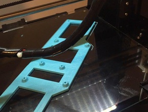 prusa i3 melzi rampes de la plaque montage moins matière 3d l'imprimante pièces 3d print model - Mito3D