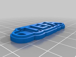 tefa keychains customized 3d print model - Mito3D