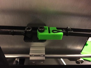 super simple belt tensioner 3d printer accessories balco cocoon duplicator monoprice wanhao 3d print model - Mito3D