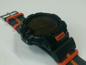 correa de reloj portero accesorios personalizador reemplazo 3d print model - Mito3D