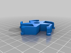 my customized spool hub createbot 3d printer parts 3d print model - Mito3D
