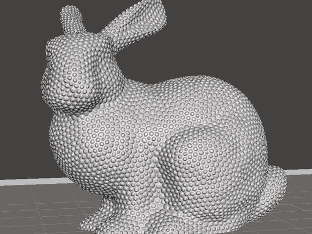 accidentato bunny sculture 3D print model - Mito3D