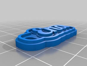 ena keychains customized 3d print model - Mito3D