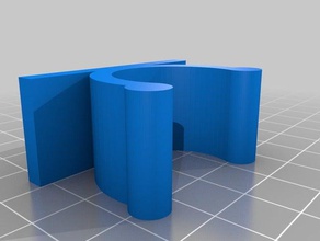 clip per tubi diametro 25 mm famiglia personalizzato 3d print model - Mito3D