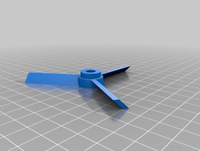duplo substituição da hélice brinquedo jogo os acessórios lego 3d print model - Mito3D