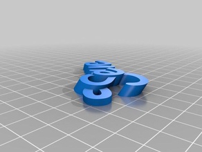 senne donkerblauw organization customized 3d print model - Mito3D