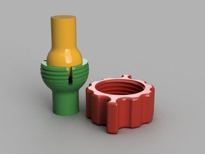 ball socket locking swivel components 3d printer accessories 3dmodel printing joint 3d print model - Mito3D
