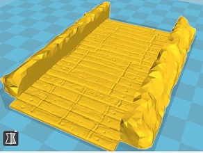 terra di trincea giochi warhammer 40k warmachine legno 3d print model - Mito3D
