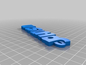 johnson keyname organization customized 3d print model - Mito3D