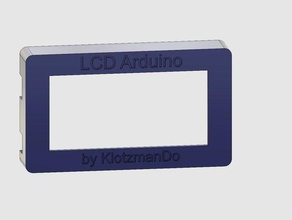 top case mega r3 newhaven de la pantalla lcd electrónica arduino 2560 3d print model - Mito3D