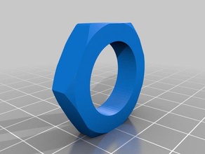 nut ring accessories 3d print model - Mito3D