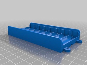 caja de la batería 8xaa células electrónica personalizado 3d print model - Mito3D