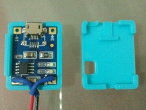 caso icstation lipo cargador de la batería electrónica carcasa módulo 3d print model - Mito3D