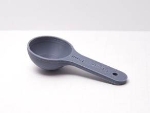 tablespoon kitchen dining coffee scoop measuring 3d print model - Mito3D