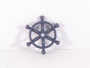 ship wheel pendant jewelry earings necklace wheels 3d print model - Mito3D