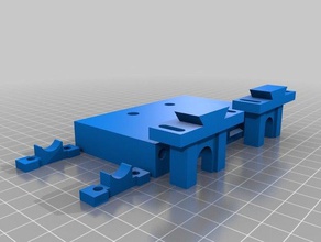 e3d v6 double réglable en hauteur support de l'imprimante pièces 3d print model - Mito3D