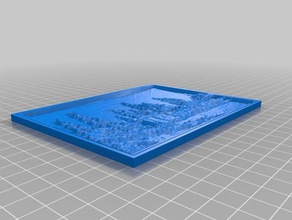 standard-goose creek Gebiet 2d Kunst angepasst 3d print model - Mito3D