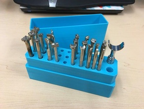 leathercraft tool holder holders boxes craftool 3d print model - Mito3D