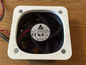 active carbon filter fixture computer fan 3d printing engineering holder mount 3d print model - Mito3D