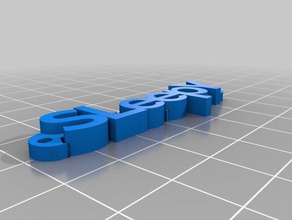 sleepy Schlüsselanhänger angepasst 3d print model - Mito3D