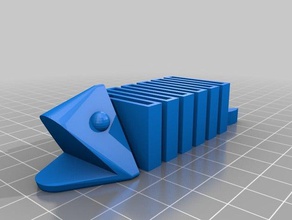 my customized sd card holder fish organization 3d print model - Mito3D