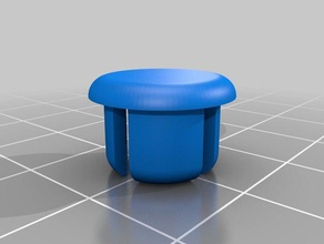 arcade button hole cover other customized 3d print model - Mito3D