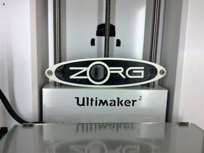 zorg décor cinquième élément plaques de nom 3d print model - Mito3D