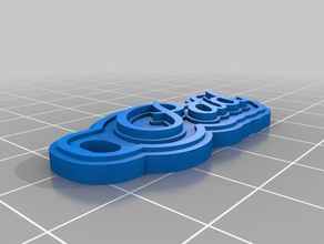 pad key tag keychains customized 3d print model - Mito3D