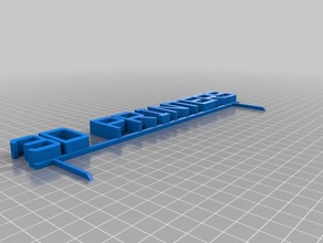 3d-Drucker-Zeichen-caps Zeichen logos angepasst 3d print model - Mito3D