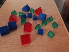 monopolio househotel giochi gioco da tavolo boardgames pla di sostituzione parte ricambio parti 3d print model - Mito3D