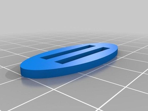 mi personalizados paramétrico de la hebilla accesorios 3d print model - Mito3D